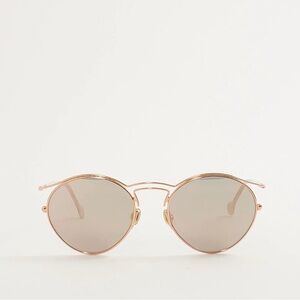Dior Rose Gold Round Sunglasses